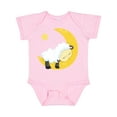 thumbnail image 1 of Inktastic Cute Sheep, Sleeping Sheep, Moon, Stars, Sleepy Boys or Girls Baby Bodysuit, 1 of 5
