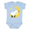 thumbnail image 1 of Inktastic Cute Sheep, Sleeping Sheep, Moon, Stars, Sleepy Boys or Girls Baby Bodysuit, 1 of 5