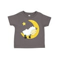 thumbnail image 1 of Inktastic Cute Sheep, Sleeping Sheep, Moon, Stars, Sleepy Boys or Girls Toddler T-Shirt, 1 of 5
