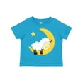 thumbnail image 1 of Inktastic Cute Sheep, Sleeping Sheep, Moon, Stars, Sleepy Boys or Girls Toddler T-Shirt, 1 of 5