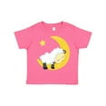 thumbnail image 1 of Inktastic Cute Sheep, Sleeping Sheep, Moon, Stars, Sleepy Boys or Girls Toddler T-Shirt, 1 of 5