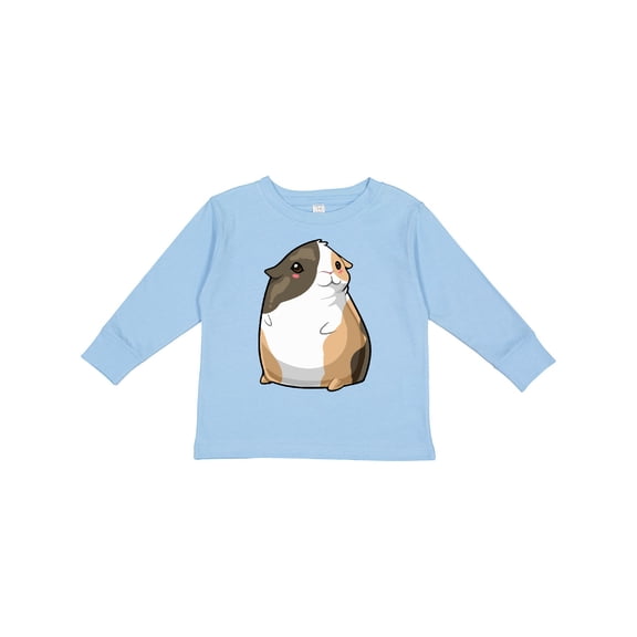 Inktastic Cute Short Hair Guinea Pig Boys or Girls Long Sleeve Toddler T-Shirt