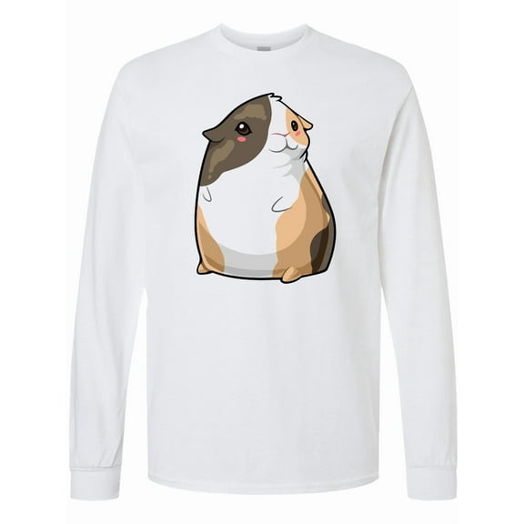 Inktastic Cute Short Hair Guinea Pig Long Sleeve T-Shirt