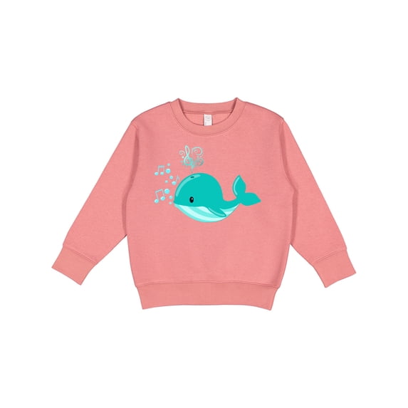 Inktastic Cute Singing Whale Toddler Sweatshirt