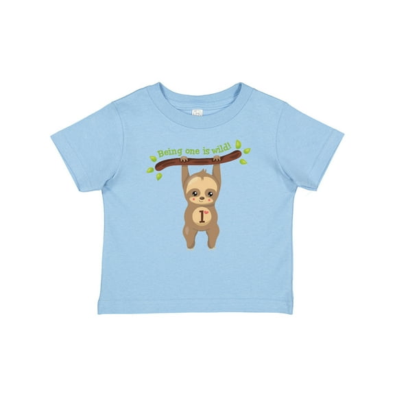 Inktastic Cute Sloth 1st Birthday Boys or Girls Baby T-Shirt