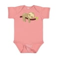 thumbnail image 1 of Inktastic Cute Sloth, Baby Sloth, Lazy Sloth, Sleeping Sloth Boys or Girls Baby Bodysuit, 1 of 5