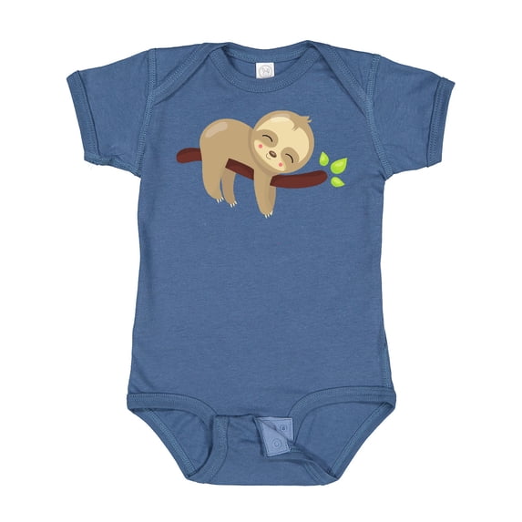 Inktastic Cute Sloth, Baby Sloth, Lazy Sloth, Sleeping Sloth Boys or Girls Baby Bodysuit