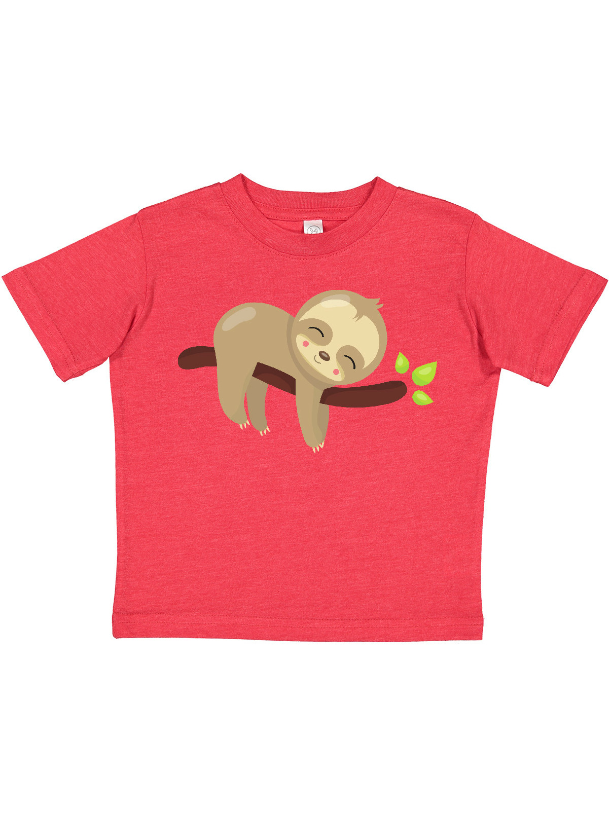 Inktastic Cute Sloth, Baby Sloth, Lazy Sloth, Sleeping Sloth Boys or Girls Toddler T-Shirt - image 1 of 4
