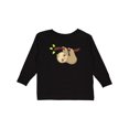 thumbnail image 1 of Inktastic Cute Sloth, Little Sloth, Baby Sloth, Lazy Sloth Boys or Girls Long Sleeve Toddler T-Shirt, 1 of 5