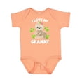 thumbnail image 1 of Inktastic Cute Sloth I Love My Grammy with Green Leaves Boys or Girls Baby Bodysuit, 1 of 5