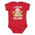thumbnail image 1 of Inktastic Cute Sloth I Love My Grammy with Green Leaves Boys or Girls Baby Bodysuit, 1 of 5