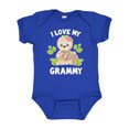 thumbnail image 1 of Inktastic Cute Sloth I Love My Grammy with Green Leaves Boys or Girls Baby Bodysuit, 1 of 5