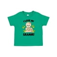 thumbnail image 1 of Inktastic Cute Sloth I Love My Grammy with Green Leaves Boys or Girls Baby T-Shirt, 1 of 5