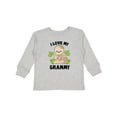 thumbnail image 1 of Inktastic Cute Sloth I Love My Grammy with Green Leaves Boys or Girls Long Sleeve Toddler T-Shirt, 1 of 5