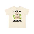 thumbnail image 1 of Inktastic Cute Sloth I Love My Grandpa with Green Leaves Boys or Girls Toddler T-Shirt, 1 of 5