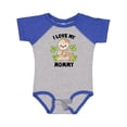 thumbnail image 1 of Inktastic Cute Sloth I Love My Mommy with Green Leaves Boys or Girls Baby Bodysuit, 1 of 5