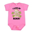 thumbnail image 1 of Inktastic Cute Sloth I Love My Mommy with Green Leaves Boys or Girls Baby Bodysuit, 1 of 5