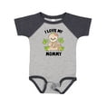 thumbnail image 1 of Inktastic Cute Sloth I Love My Mommy with Green Leaves Boys or Girls Baby Bodysuit, 1 of 5