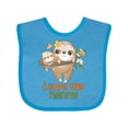 thumbnail image 1 of Inktastic Cute Sloth I Love My Nanny Boys or Girls Baby Bib, 1 of 4