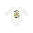 thumbnail image 1 of Inktastic Cute Sloth I Love My Yaya with Green Leaves Boys or Girls Long Sleeve Baby Bodysuit, 1 of 5