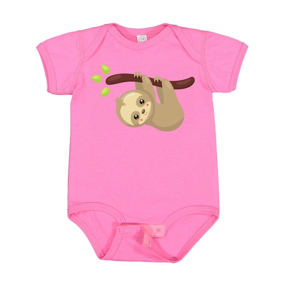 Inktastic Cute Sloth, Little Sloth, Baby Sloth, Lazy Sloth Boys or Girls Baby Bodysuit