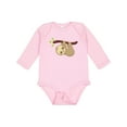 thumbnail image 1 of Inktastic Cute Sloth, Little Sloth, Baby Sloth, Lazy Sloth Boys or Girls Long Sleeve Baby Bodysuit, 1 of 5