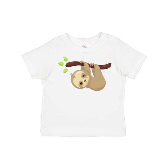 Inktastic Cute Sloth, Little Sloth, Baby Sloth, Lazy Sloth Boys or Girls Toddler T-Shirt