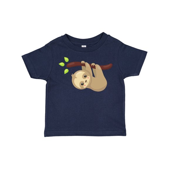 Inktastic Cute Sloth, Little Sloth, Baby Sloth, Lazy Sloth Boys or Girls Toddler T-Shirt