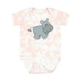 thumbnail image 1 of Inktastic Cute Smiling Baby Hippo Boys or Girls Baby Bodysuit, 1 of 5