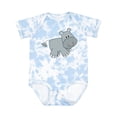thumbnail image 1 of Inktastic Cute Smiling Baby Hippo Boys or Girls Baby Bodysuit, 1 of 5
