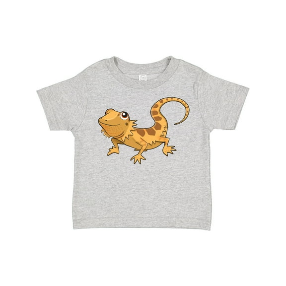 Inktastic Cute Smiling Bearded Dragon Boys or Girls Toddler T-Shirt