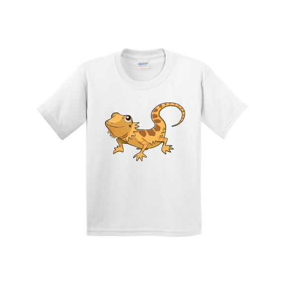Inktastic Cute Smiling Bearded Dragon Youth T-Shirt