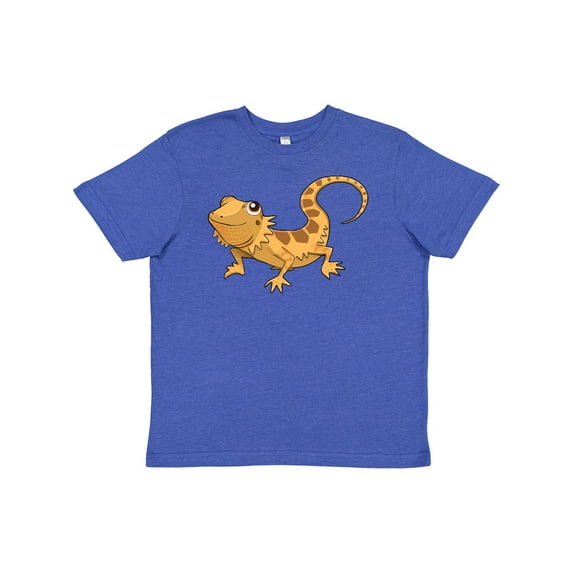 Inktastic Cute Smiling Bearded Dragon Youth T-Shirt