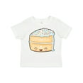 thumbnail image 1 of Inktastic Cute Smiling Cake with Confetti Sprinkles Boys or Girls Toddler T-Shirt, 1 of 5