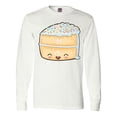 thumbnail image 1 of Inktastic Cute Smiling Cake with Confetti Sprinkles Long Sleeve T-Shirt, 1 of 5