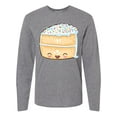 thumbnail image 1 of Inktastic Cute Smiling Cake with Confetti Sprinkles Long Sleeve T-Shirt, 1 of 5