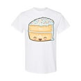 thumbnail image 1 of Inktastic Cute Smiling Cake with Confetti Sprinkles T-Shirt, 1 of 5
