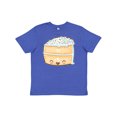 thumbnail image 1 of Inktastic Cute Smiling Cake with Confetti Sprinkles Youth T-Shirt, 1 of 5