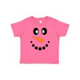 thumbnail image 1 of Inktastic Cute Smiling Snowman Face with Carrot Nose Boys or Girls Baby T-Shirt, 1 of 5