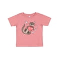 thumbnail image 1 of Inktastic Cute Smiling Valentine's Day Otter with Heart Boys or Girls Baby T-Shirt, 1 of 5