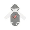 thumbnail image 1 of Inktastic Cute Smiling Valentine's Day Otter with Heart Boys or Girls Long Sleeve Baby Bodysuit, 1 of 5