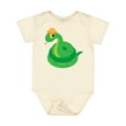 thumbnail image 1 of Inktastic Cute Snake Boys or Girls Baby Bodysuit, 1 of 5