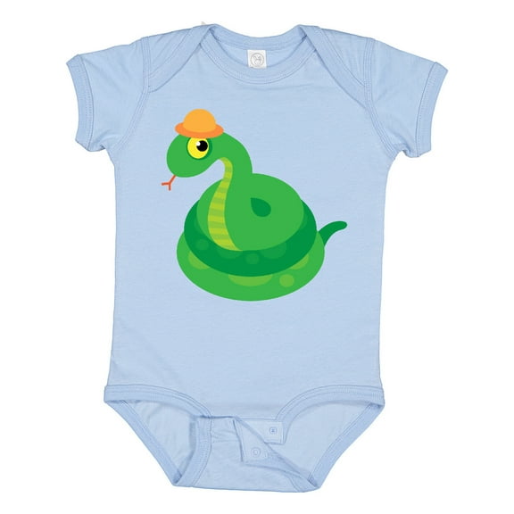 Inktastic Cute Snake Boys or Girls Baby Bodysuit