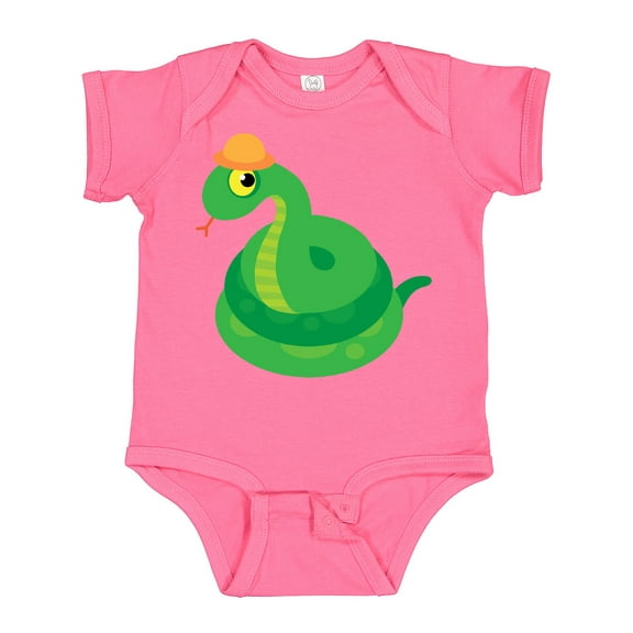 Inktastic Cute Snake Boys or Girls Baby Bodysuit