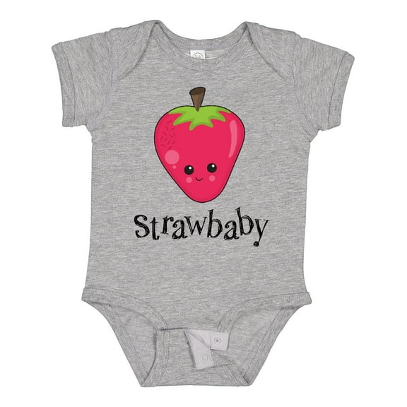 Inktastic Cute Strawberry Strawbaby Boys or Girls Baby Bodysuit