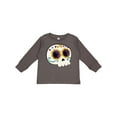 thumbnail image 1 of Inktastic Cute Sugar Skull for Day of the Dead Boys or Girls Long Sleeve Toddler T-Shirt, 1 of 5