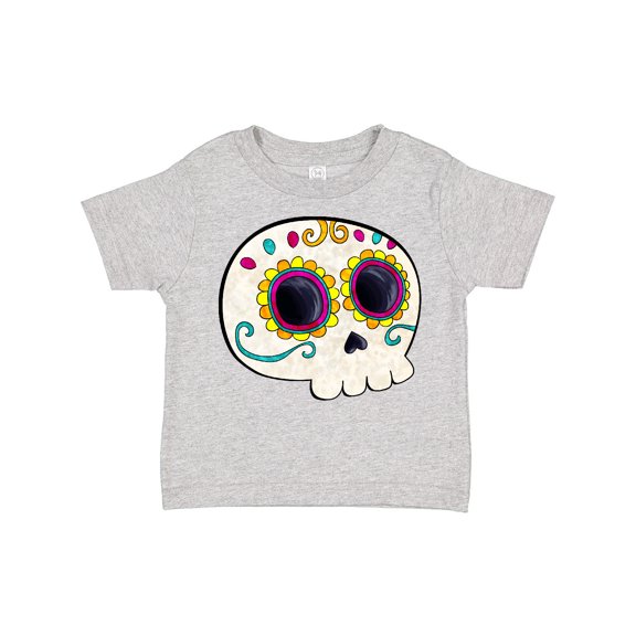 Inktastic Cute Sugar Skull for Day of the Dead Boys or Girls Toddler T-Shirt