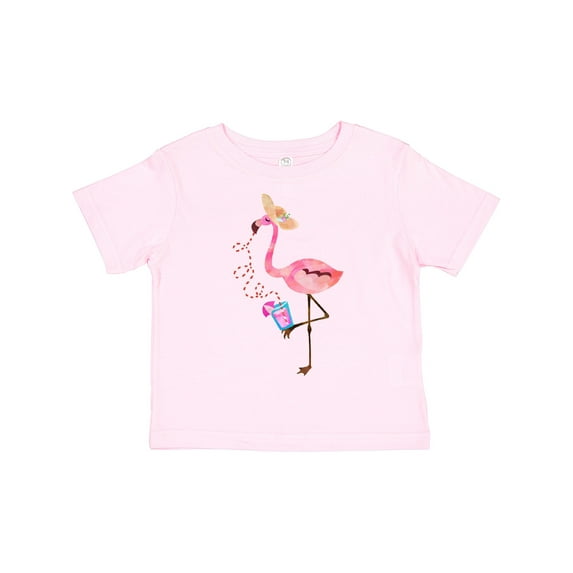 Inktastic Cute Summer Flamingo Boys or Girls Toddler T-Shirt