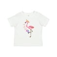 thumbnail image 1 of Inktastic Cute Summer Flamingo Boys or Girls Toddler T-Shirt, 1 of 5