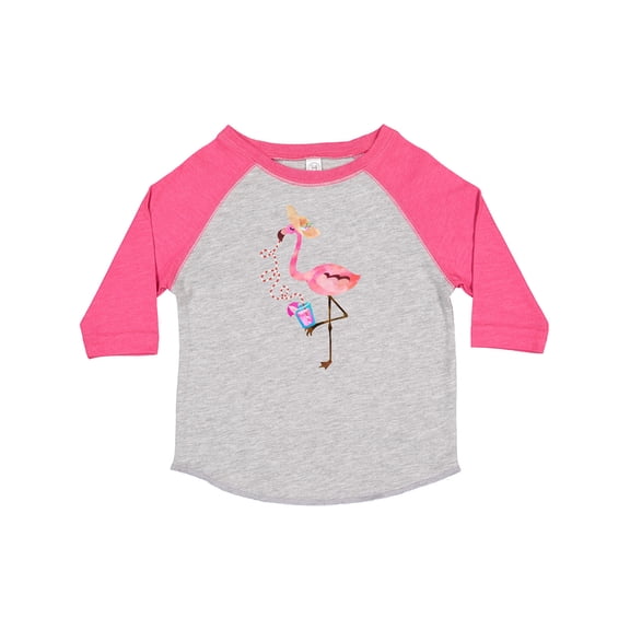 Inktastic Cute Summer Flamingo Boys or Girls Toddler T-Shirt